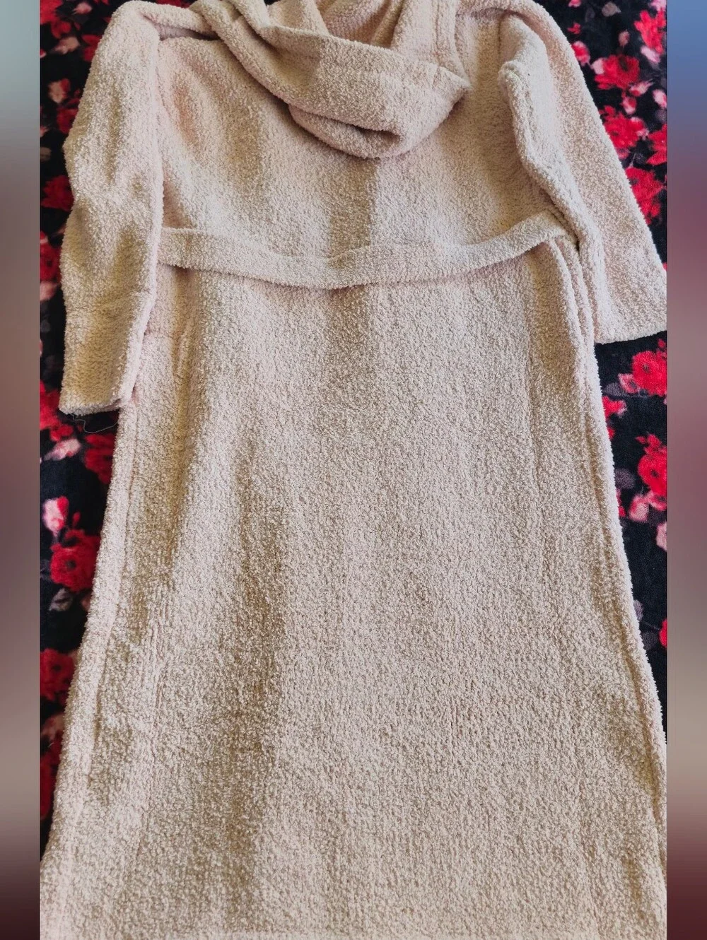 Victoria's Secret Chenille Hooded Long Robe Size M/L NWT